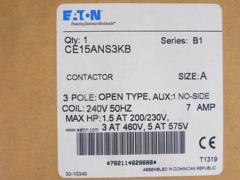EATON CE15ANS3KB SER. B1 240V 7A NSMP