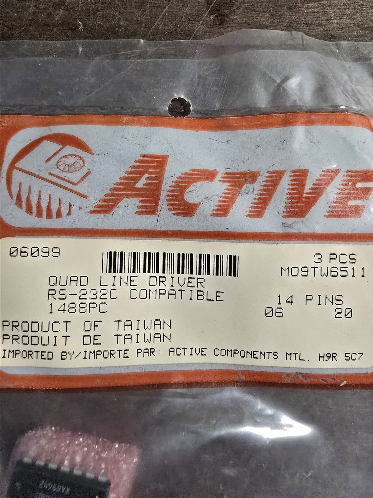 NEW Active MOSTW6511 Quad Line Drivcer 3-Pack *FREE SHIPPING*