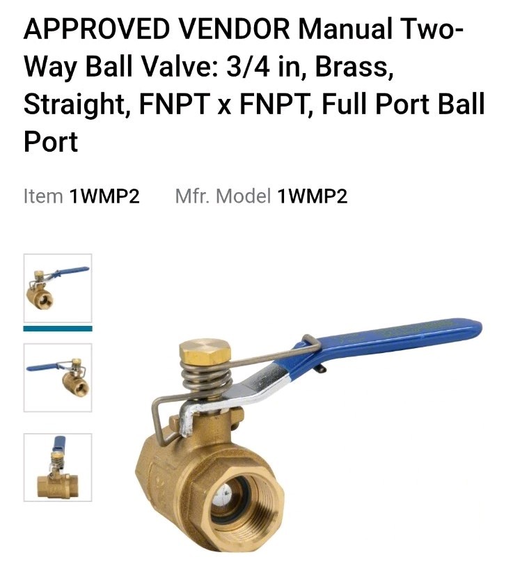 (3pk) Midwest Controls 1WMP2 3/4″ FNPT Spring Return Ball Valve《NEW》Great Deal