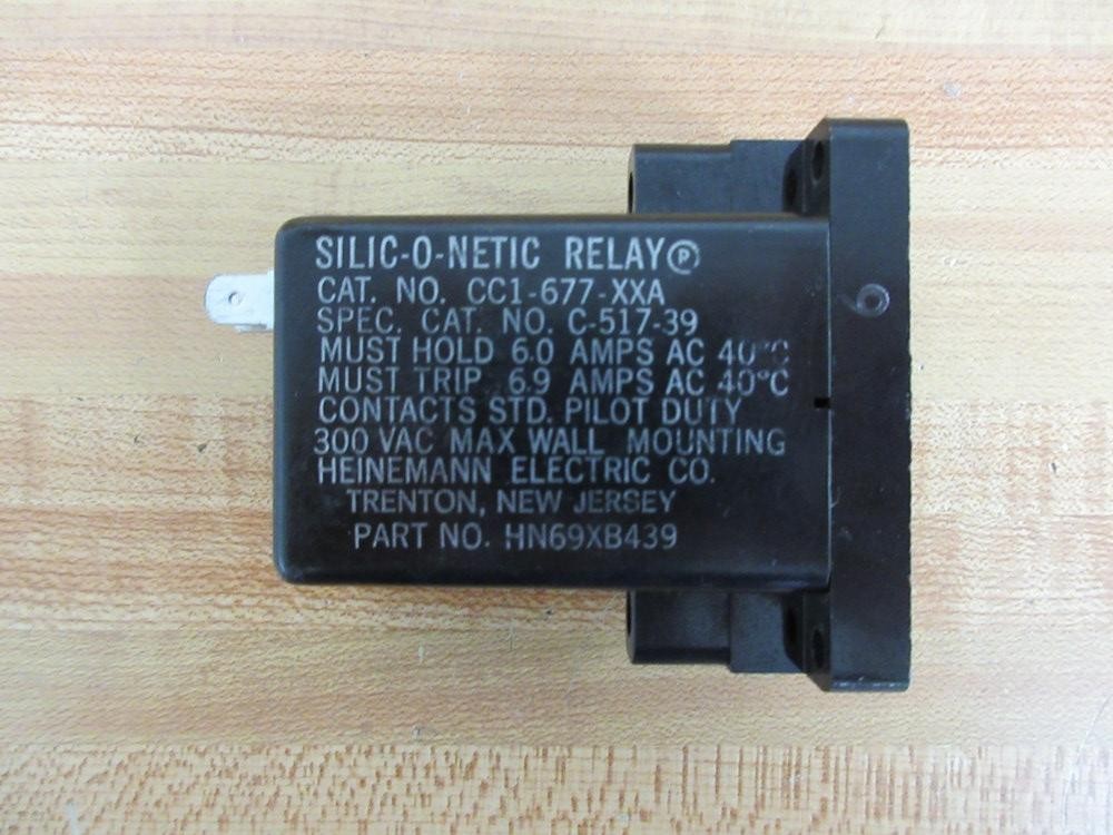 Heinemann CC1-677-XXA Relay CC1677XXA