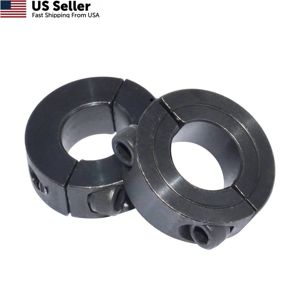 Double Split Shaft Collar 1″ Bore Width 1/2 Inch Oxide 1″-2P, 1″-2P