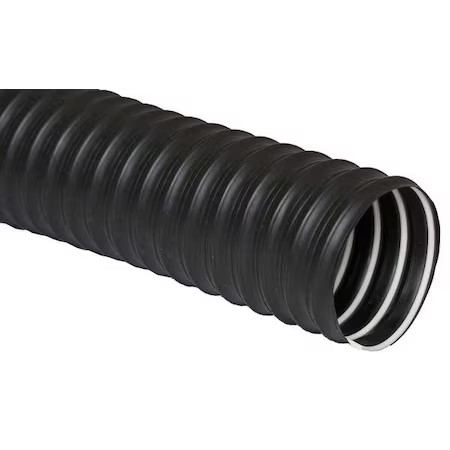 Flexaust Co Dfdt400050 Ducting Hose, 50 Ft L, Black