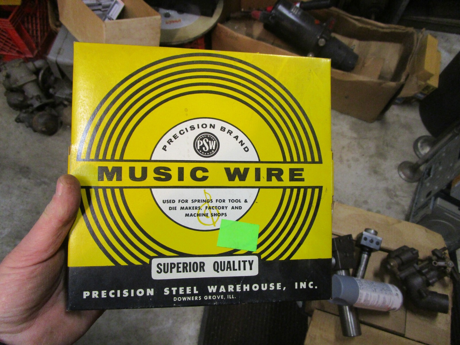 1 Lb Roll Precision Brand Music Wire .146 Spring Steel Tool Die Makers 41 Ga USA