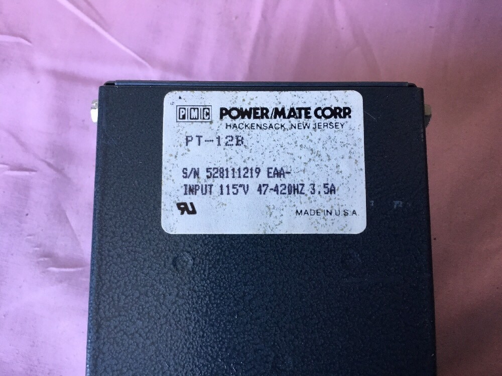 Power/Mate Co. Power Supply PT-12B