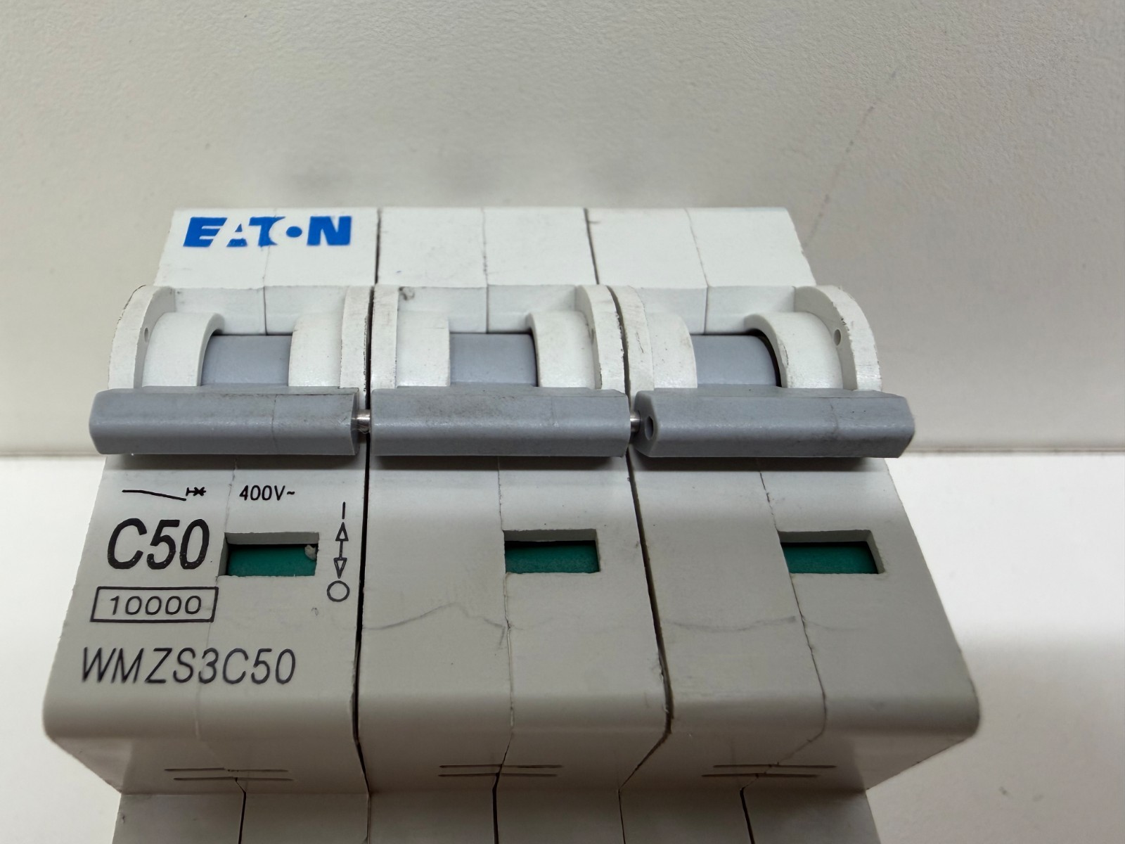 GOOD USED! EATON 50A 277/480V 3P MINIATURE CIRCUIT BREAKER WMZS3C50