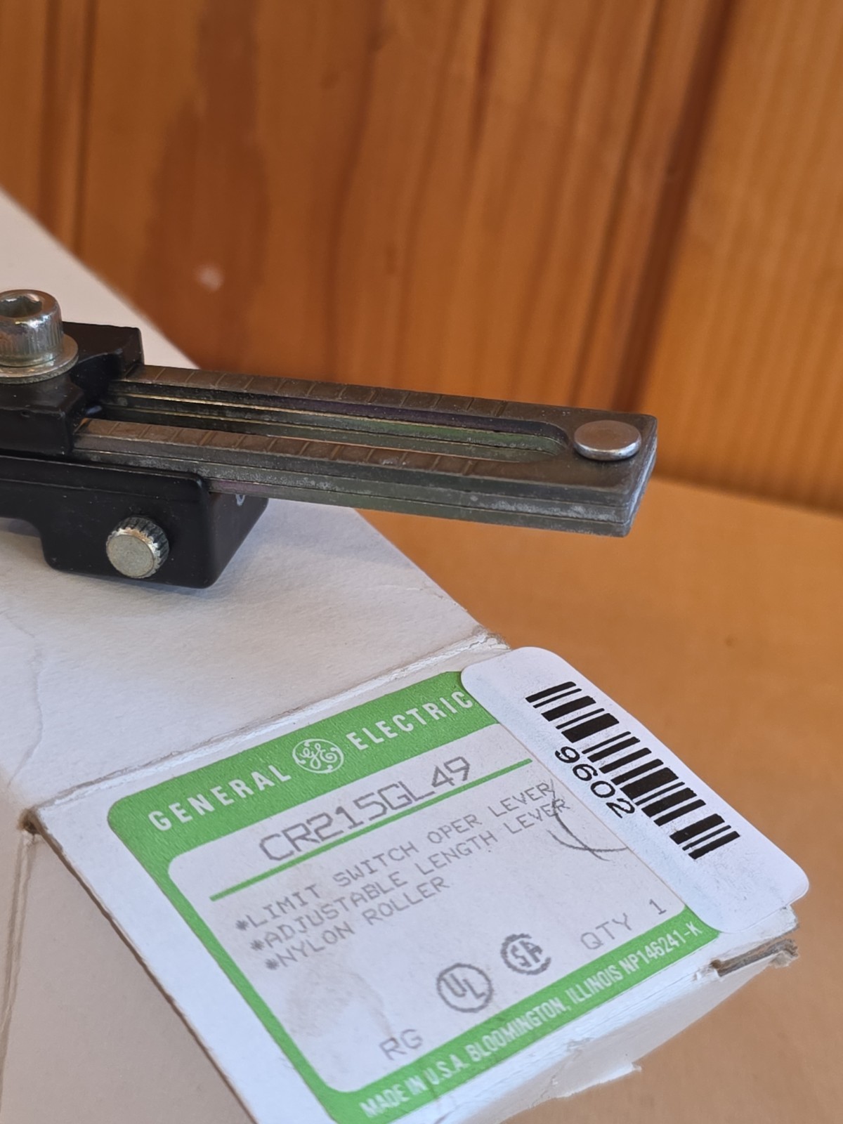 NEW GENERAL ELECTRIC CR215GL49 LIMIT SWITCH OPERATOR LEVER