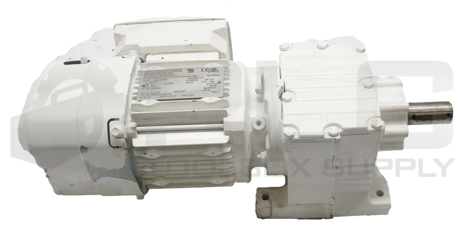NEW SEW EURODRIVE R27DRS71S4BE05HF GEAR MOTOR 60HZ 1700/88RPM 230/460V