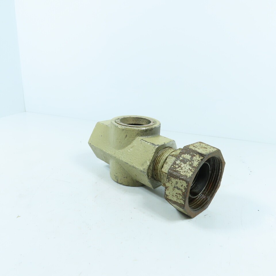 Midwest 350SS 1-1/4″ NPT Stainless Sight Flow Indicator Glass 125 PSIG Max 200-Â