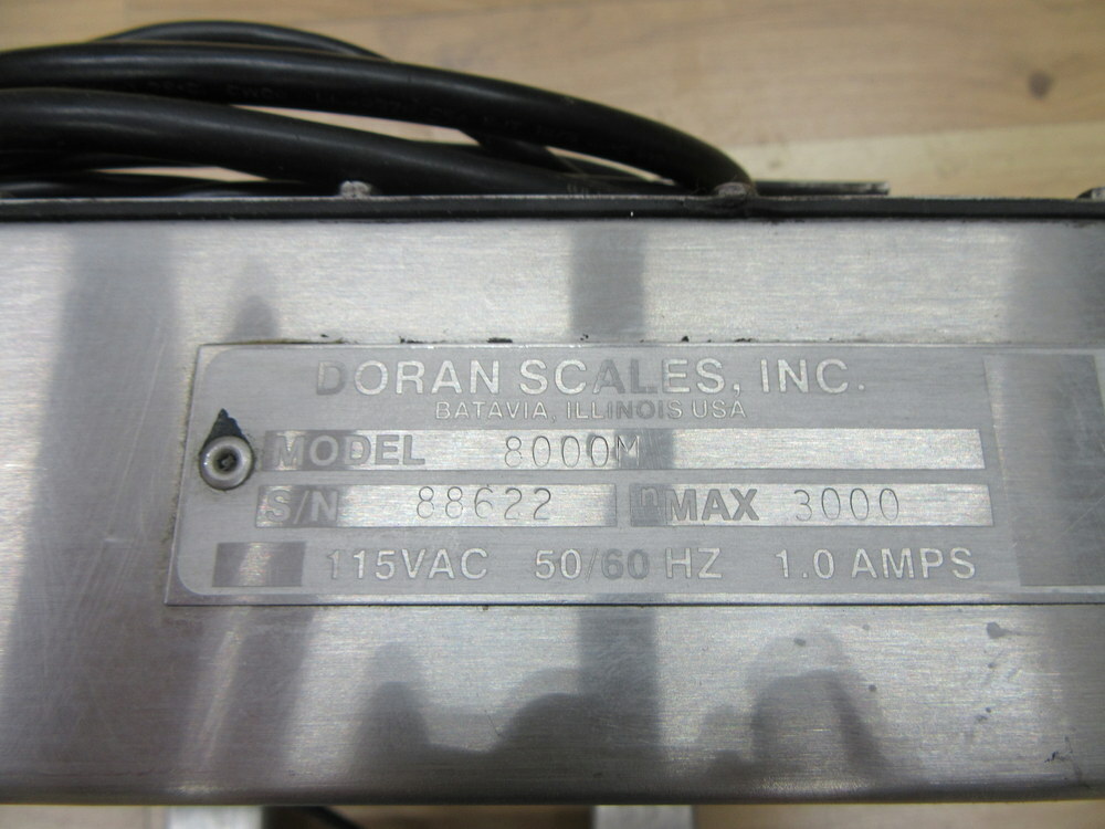 Doran Scales 8000M Stainless Steel Digital Scale DXL7005 Base