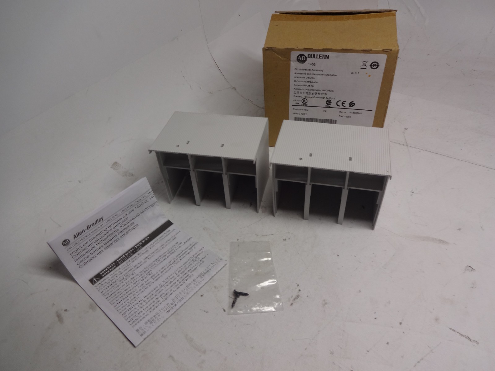 Allen Bradley 140g-j-tc3h Terminal Cover For Circuit Breaker