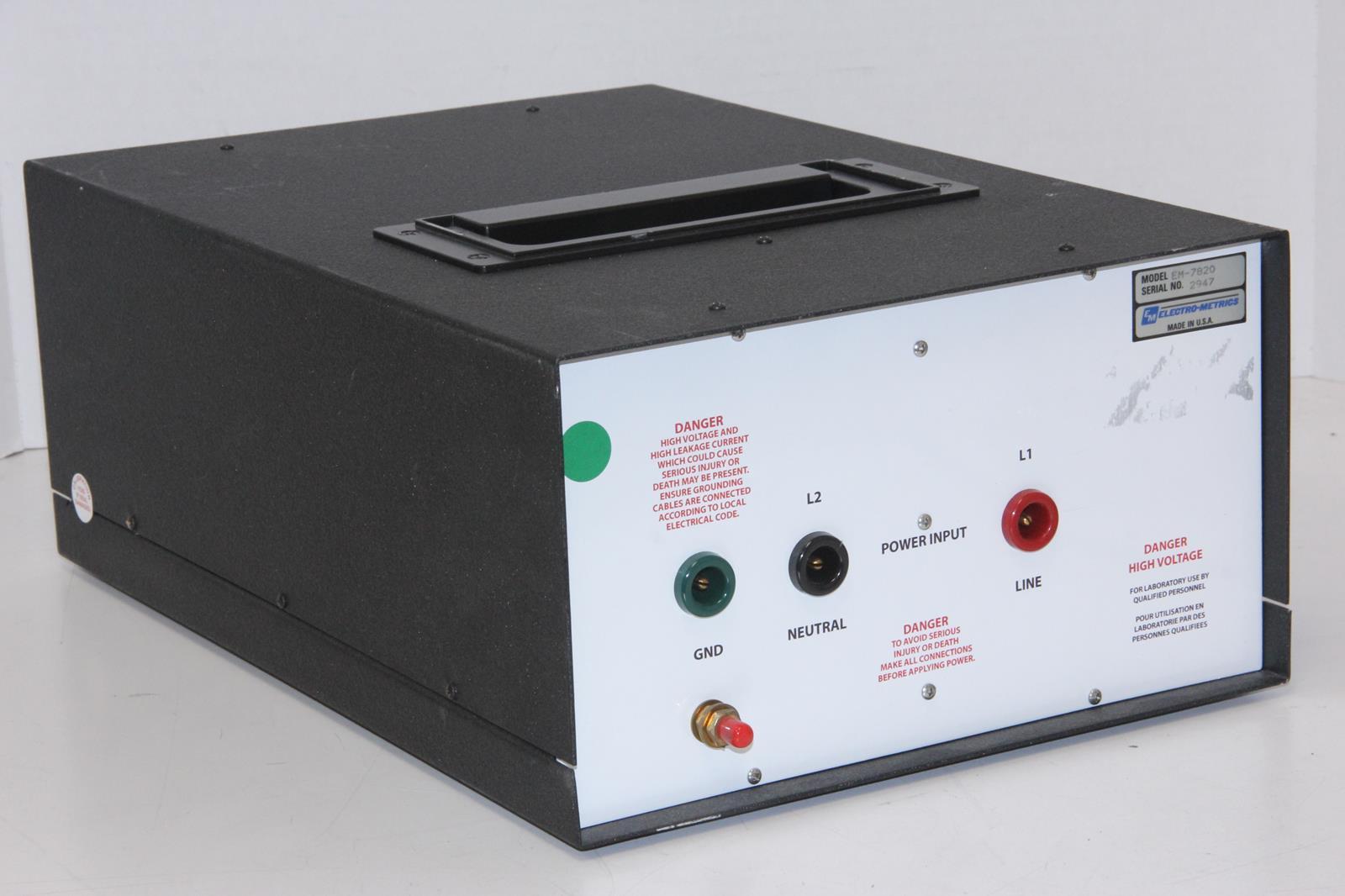 ELECTRO-METRICS EM-7820 Line Empedance Stabilization Network
