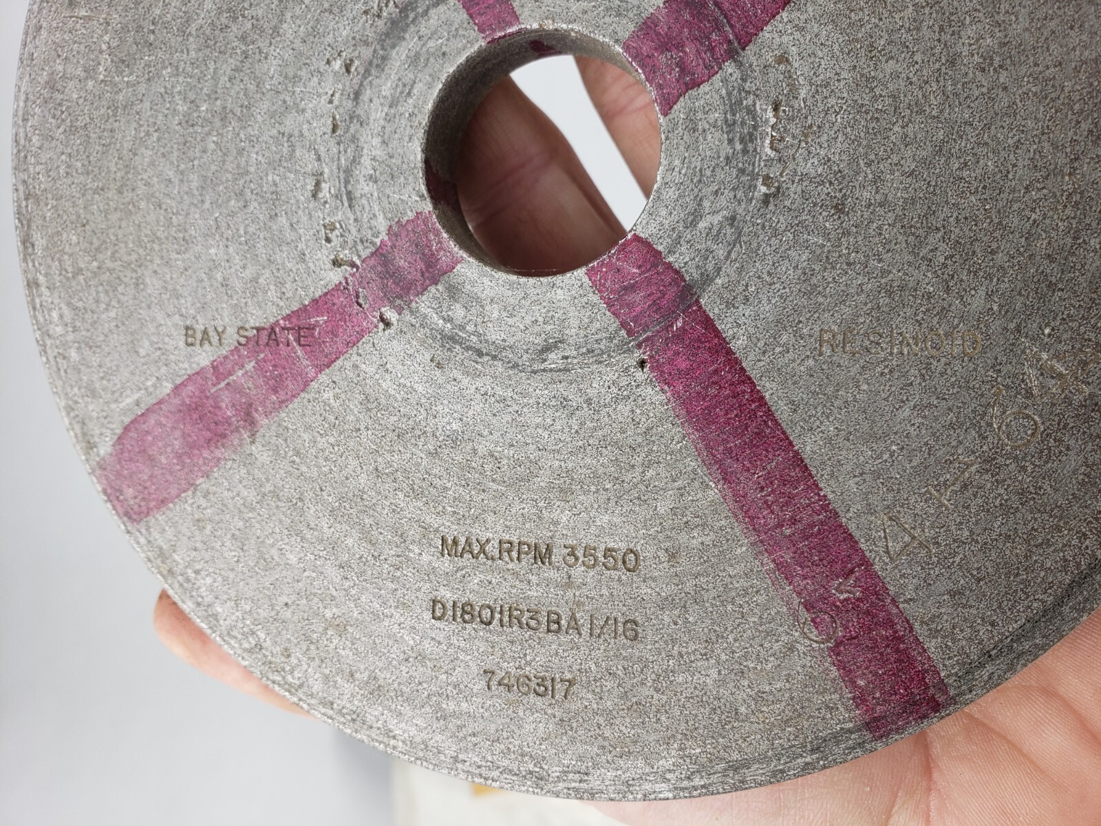 6x – Resinoid Diamond Grinding Wheels Bay State Norton 39660 18VK Armored