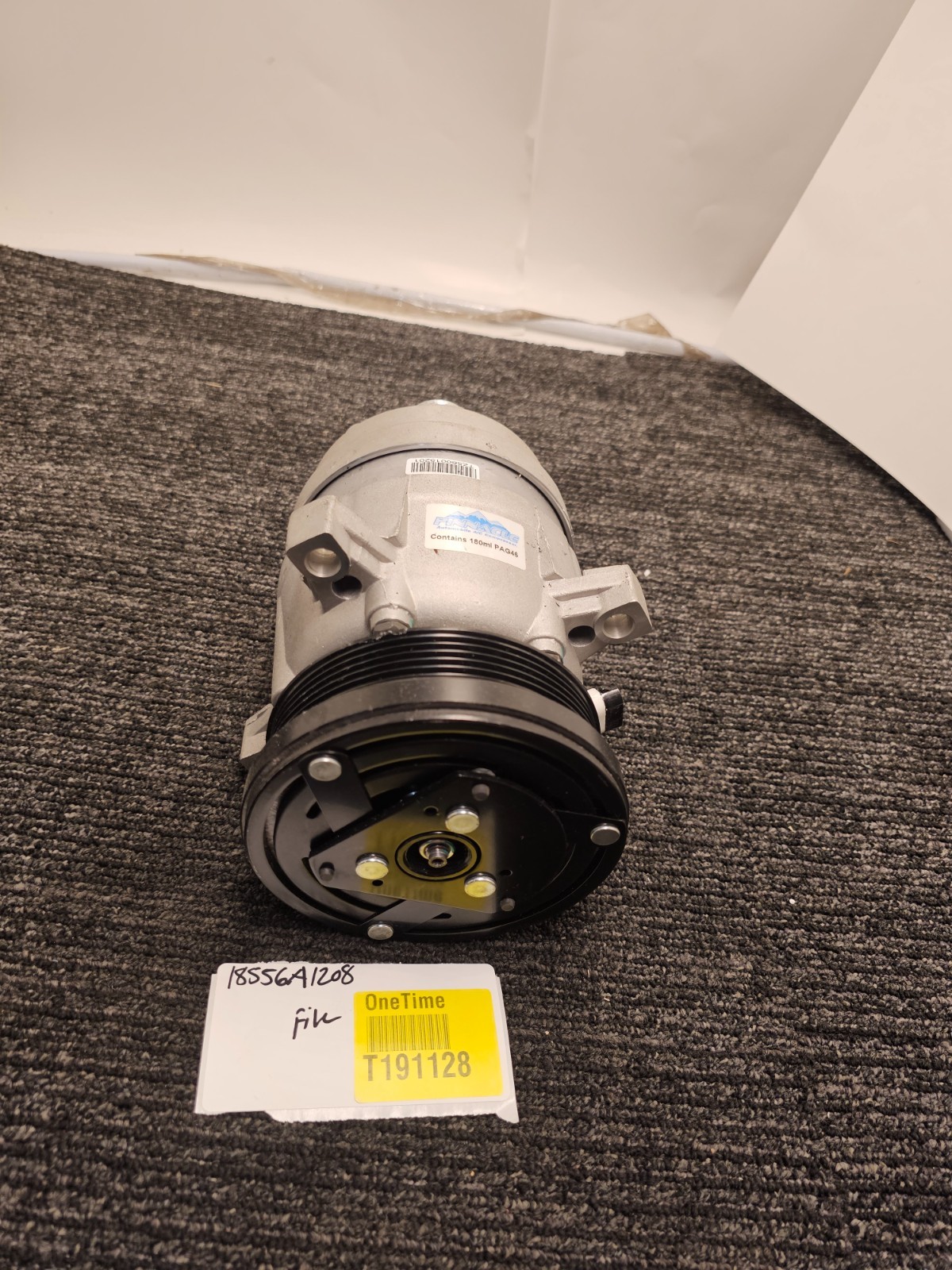 Pinnacle TZ560015201 A/C Compressor Replacement 180ml PAG46 Silver Black