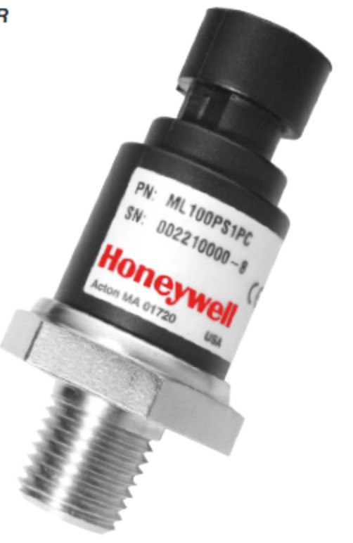 HONEYWELL M100PS1PC INDUSTRIAL PRESSURE SENSOR 0-100PSI 1/8: NPT 4V P
