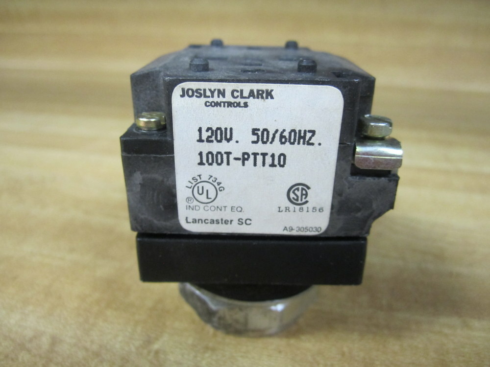 Joslyn Clark Sylvania 100T-PTT10 Pilot Light Unit 100TPTT10