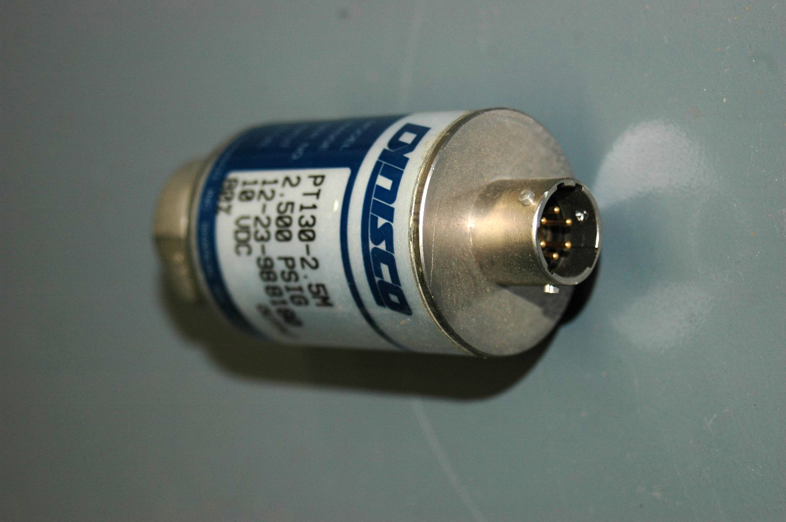 NISCO PRESSURE TRANSDUCER, MOD. PT130J-2.5M, PRESSURE RANGE 0- 2500 PS -SURPLUS-