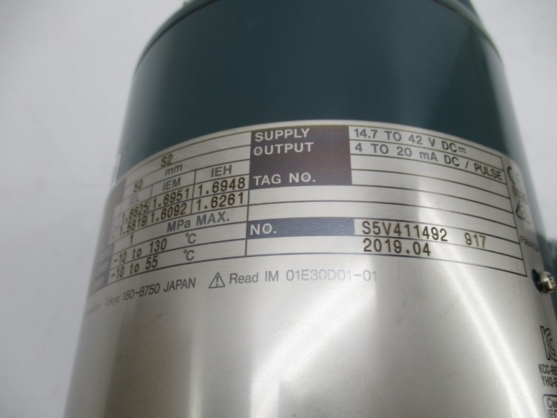 YOKOGAWA AXR050G AXR050G-E1AL1L-AA12-2NB/SCT 14.7-42VDC -10-130’C NSMP