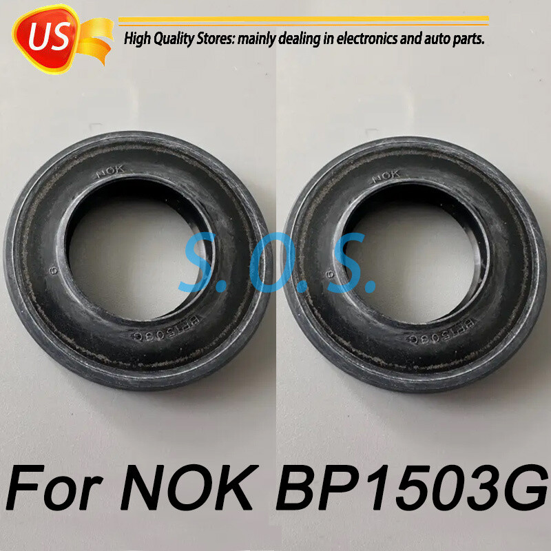 QTY:2 NEW FOR NOK BP1503G skeleton oil seal 19.05*34.6*6.3mm Black