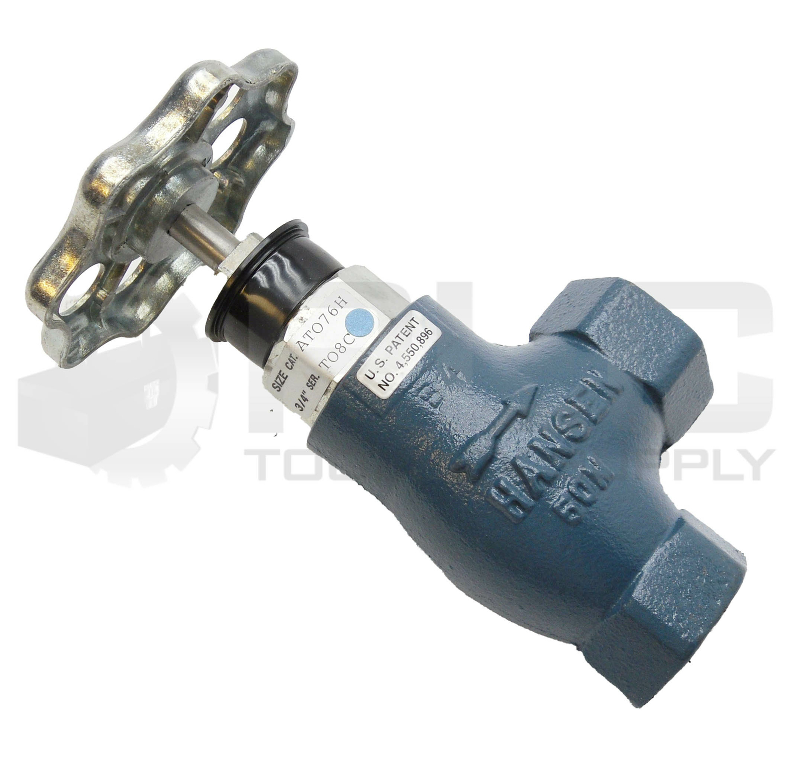 NEW HANSEN ATO76H SHUT-OFF VALVE WITH HANDWHEEL 3/4″ 400PSIG