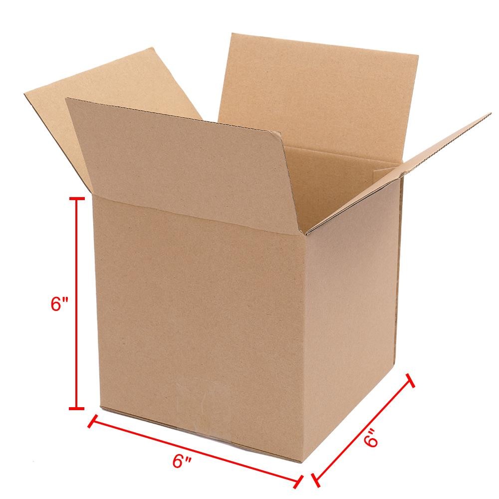 100 6″ x 6″ x 6″ Cardboard Packing Mailing Moving Shipping Boxes Corrugated Box