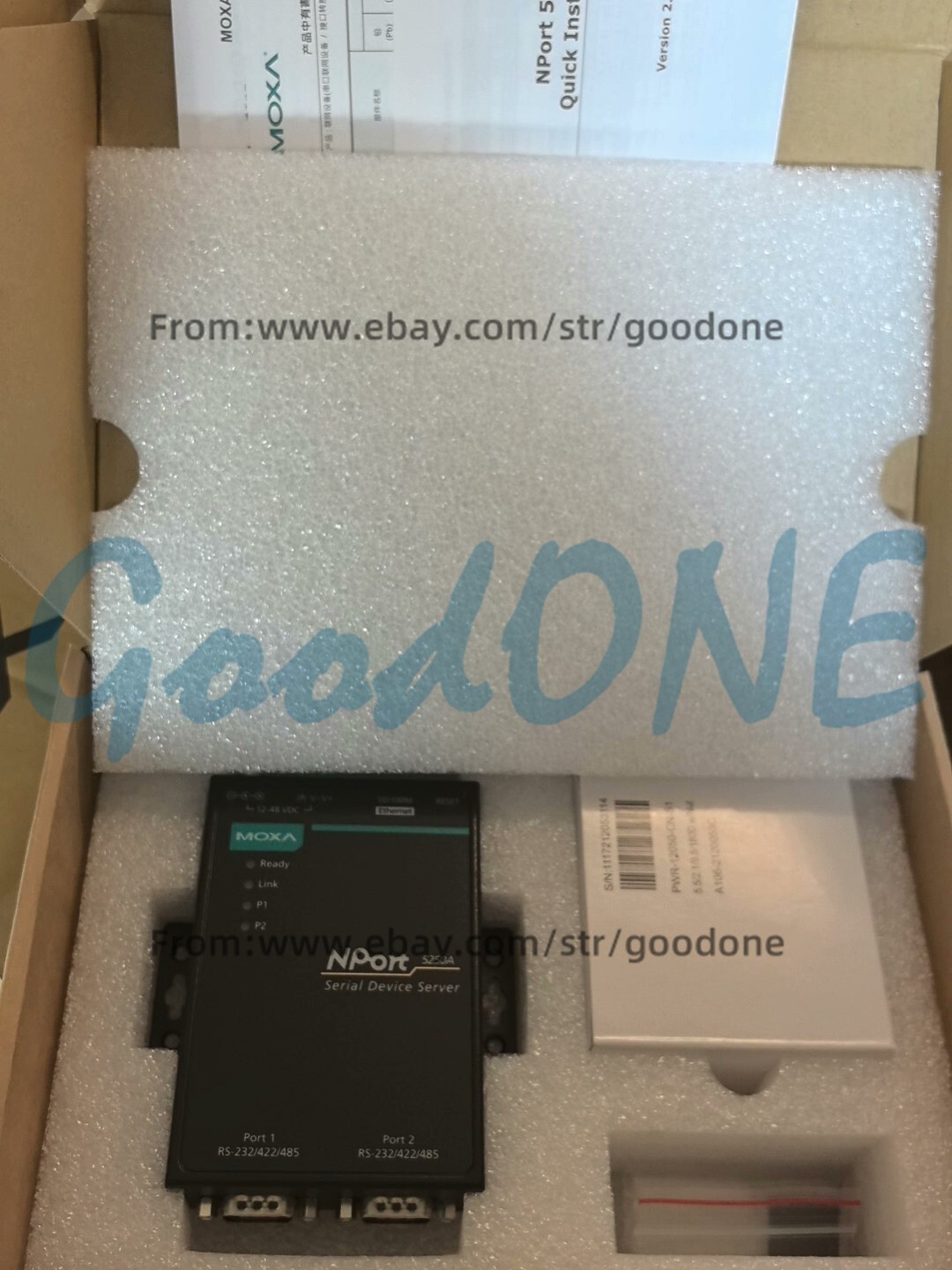 1PC NEW MOXA NPORT 5250A Serial Server