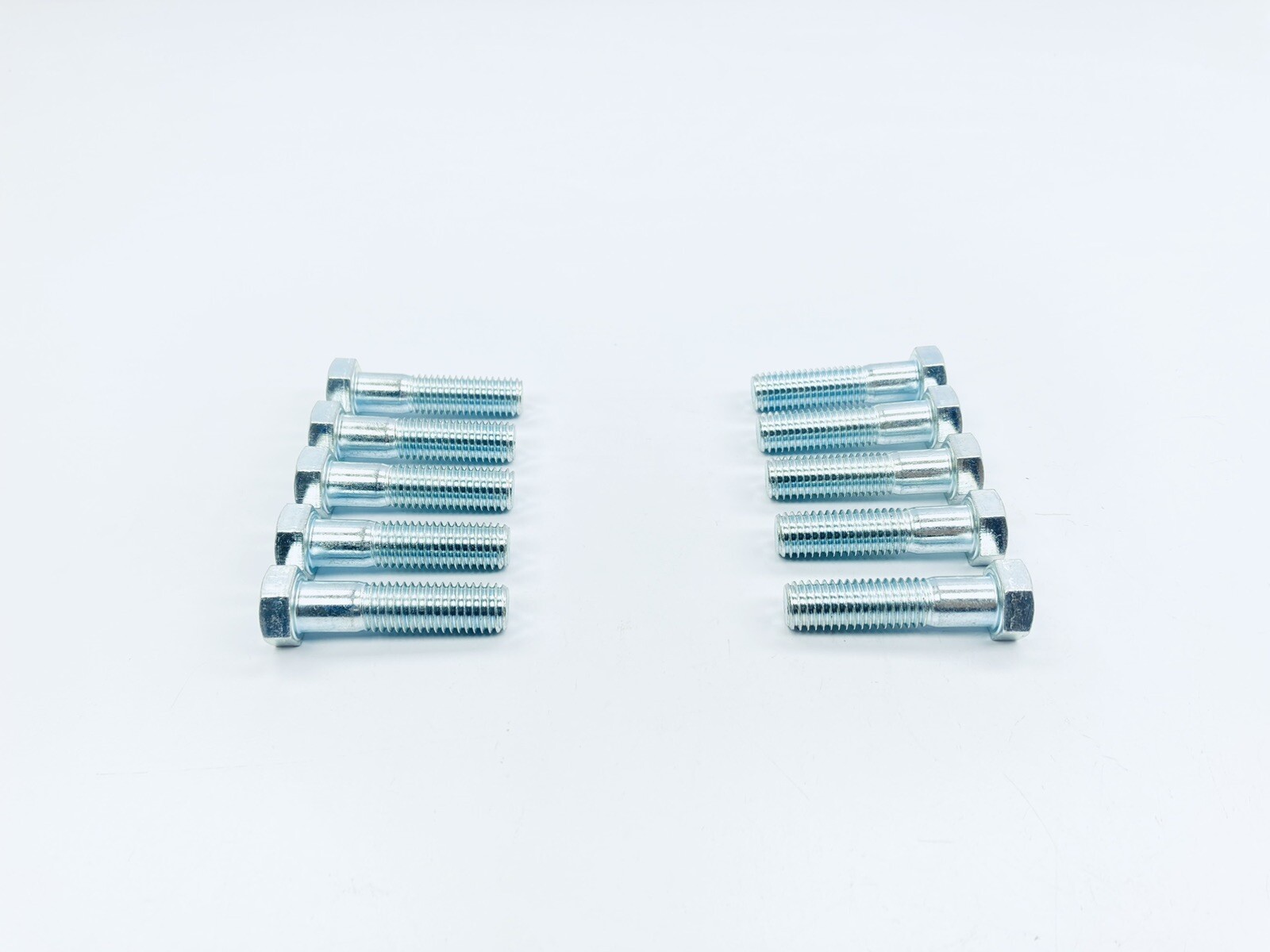 LOT OF 10 UNUSED FABORY U01200.056.0225 HEX HEAD CAP SCREW 9/16″-12×2.1/4 ZINC
