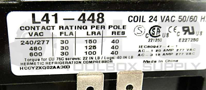 NEW GENERAL PURPOSE L41-448 CONTRACTOR
