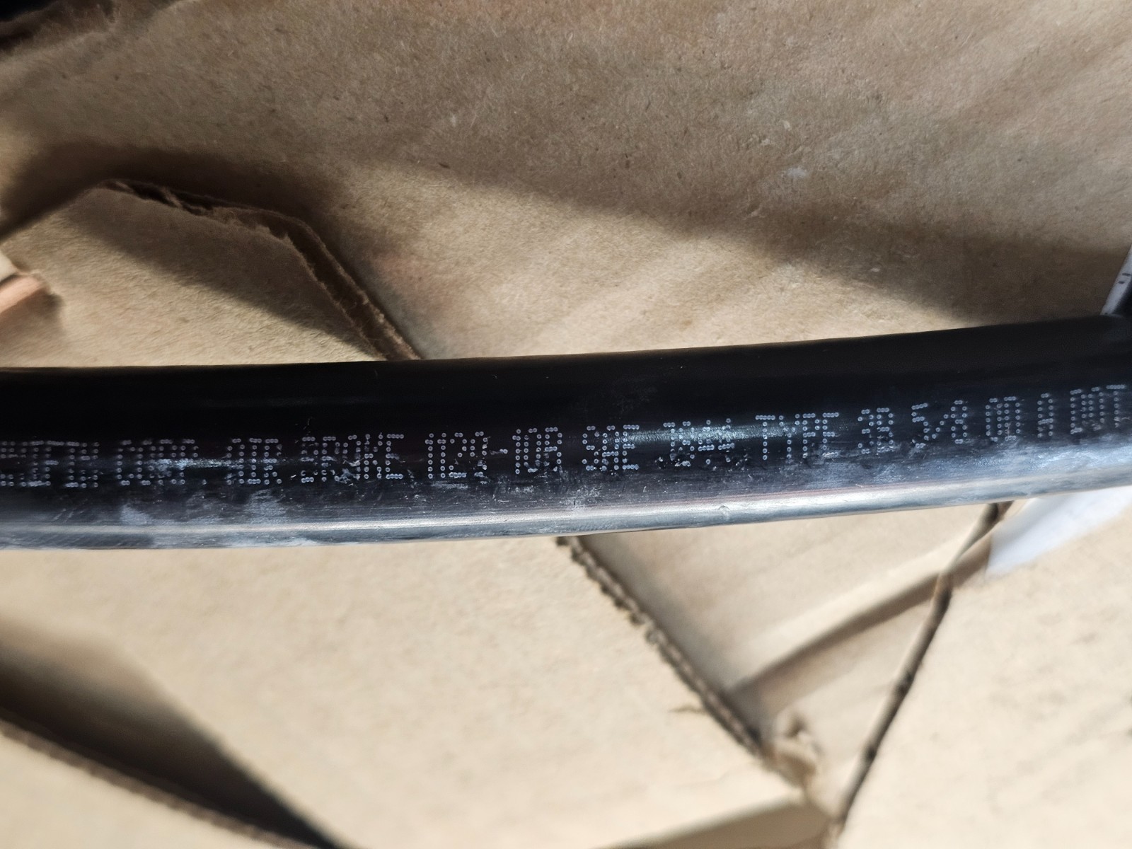 Parker 1120-10B 150ft. Air Brake Tubing, 5/8in. Od, Type B Black Polyester Braid