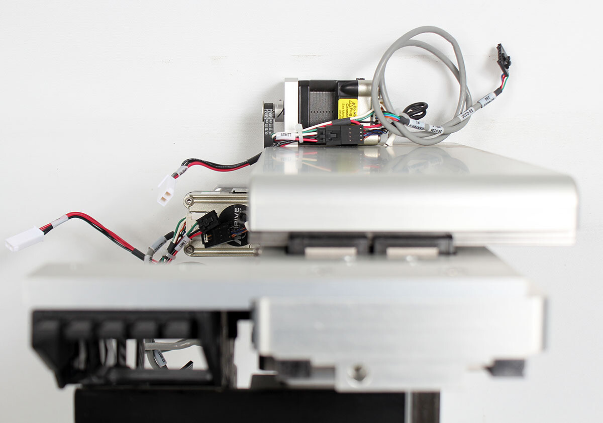 Alcon Motorized 3-Axis XYZ Vertical Positioning Stage w/ MDrive Driver Motors