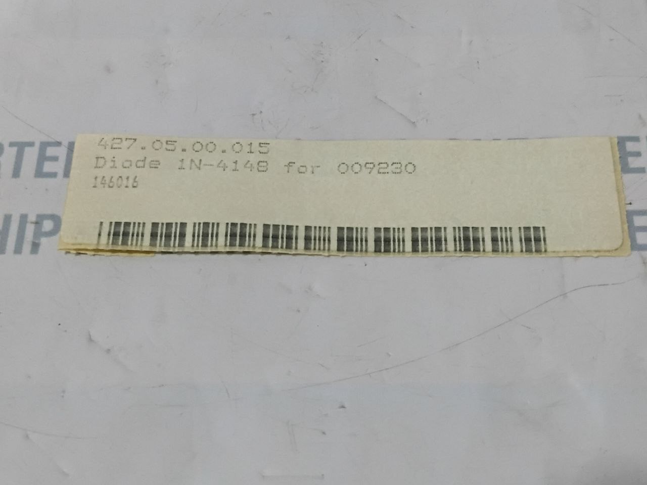 Diode 1N-4003GP For 009230 146015 (Lot of Two Pices)