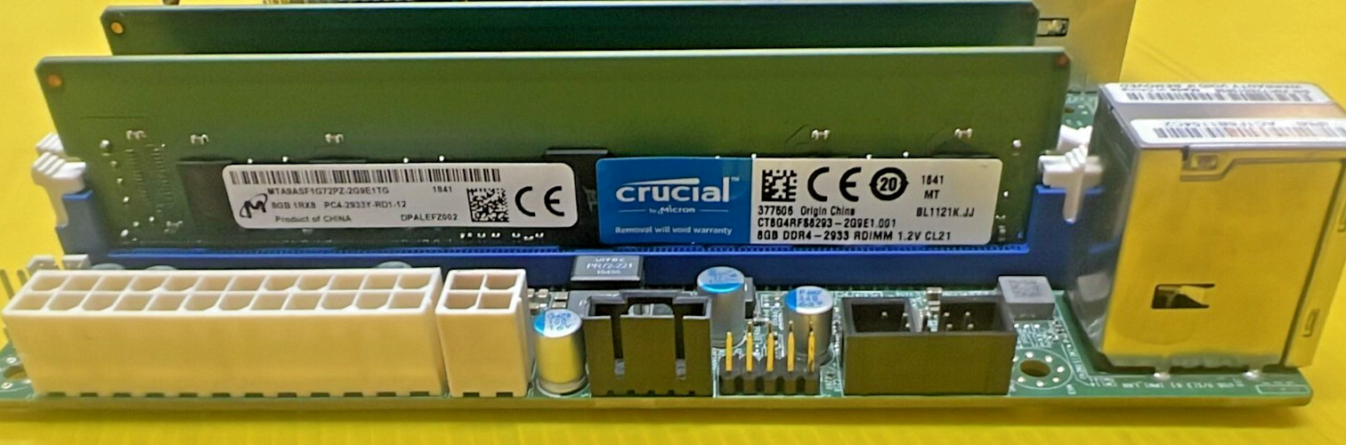 SUPER X10SDV-4C-OS017 REV 2.00 AND 2 MOTOROLA 8GB