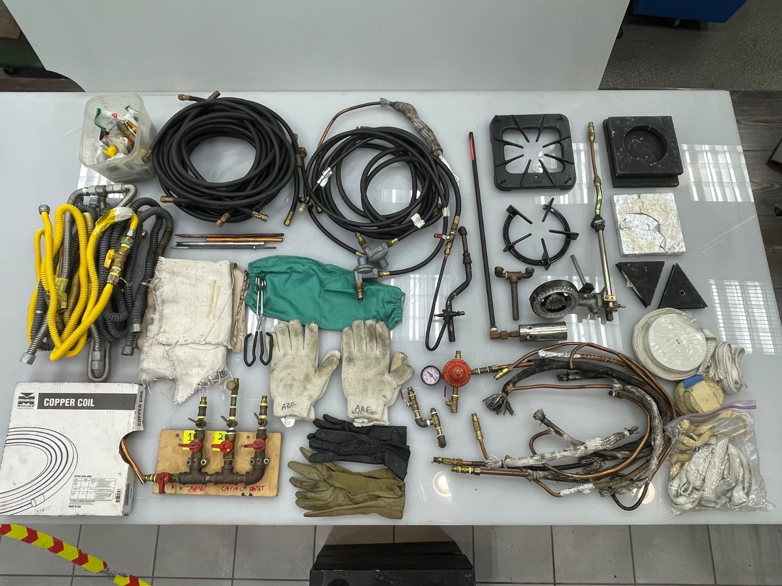 Professional Film Production Pyrotechnic FX Equipment Lot Propane Burners Hoses
