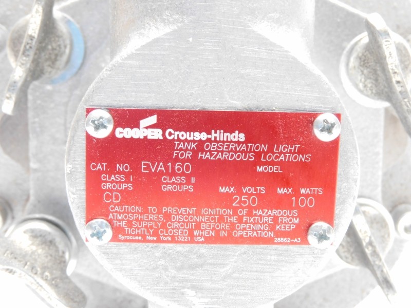 EATON CROUSE HINDS EVA160 250V 1/2″ NSMP