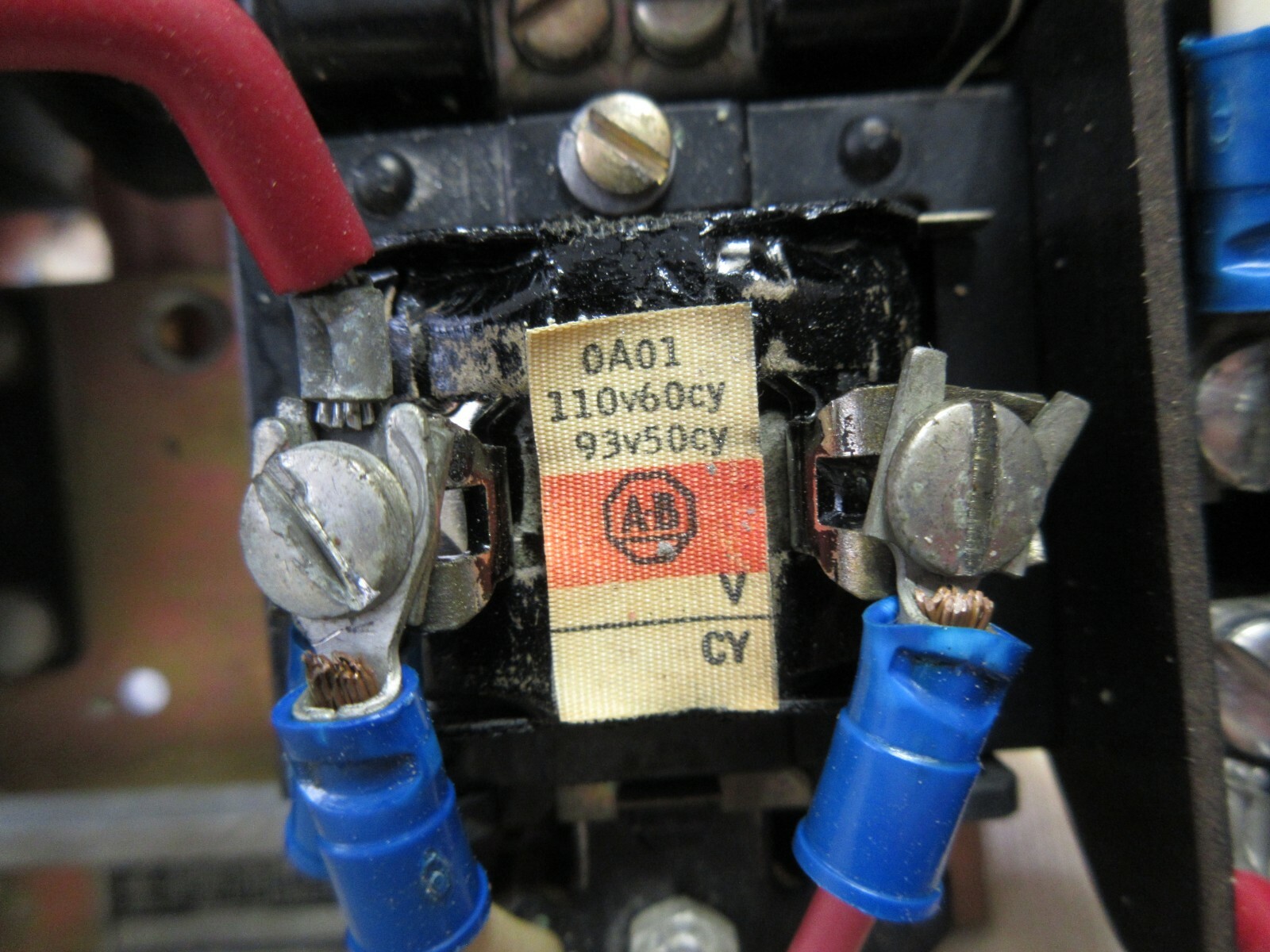 ALLEN BRADLEY MILWAUKEE TRANSFORMER 0A01 110V60CY BUL 705 SIZE 0 ROCKFORD MILL