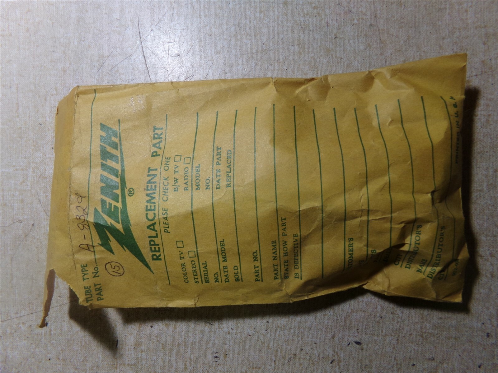 NEW Zenith A-8329 Capacitor Kit *FREE SHIPPING*