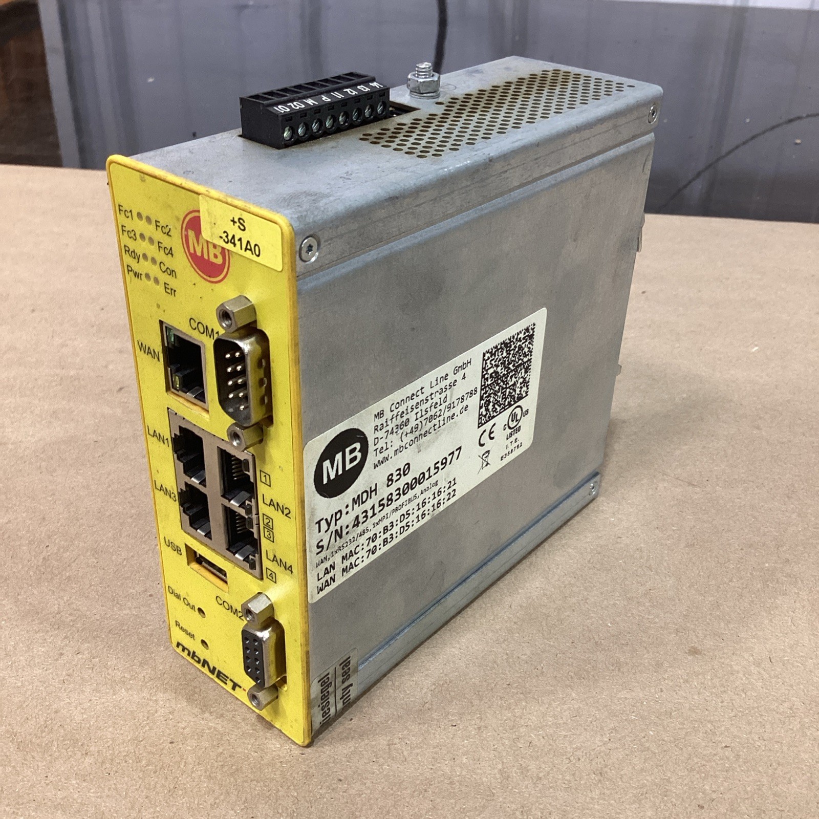 MB Connect Line mbNET MDH830 Industrial Router