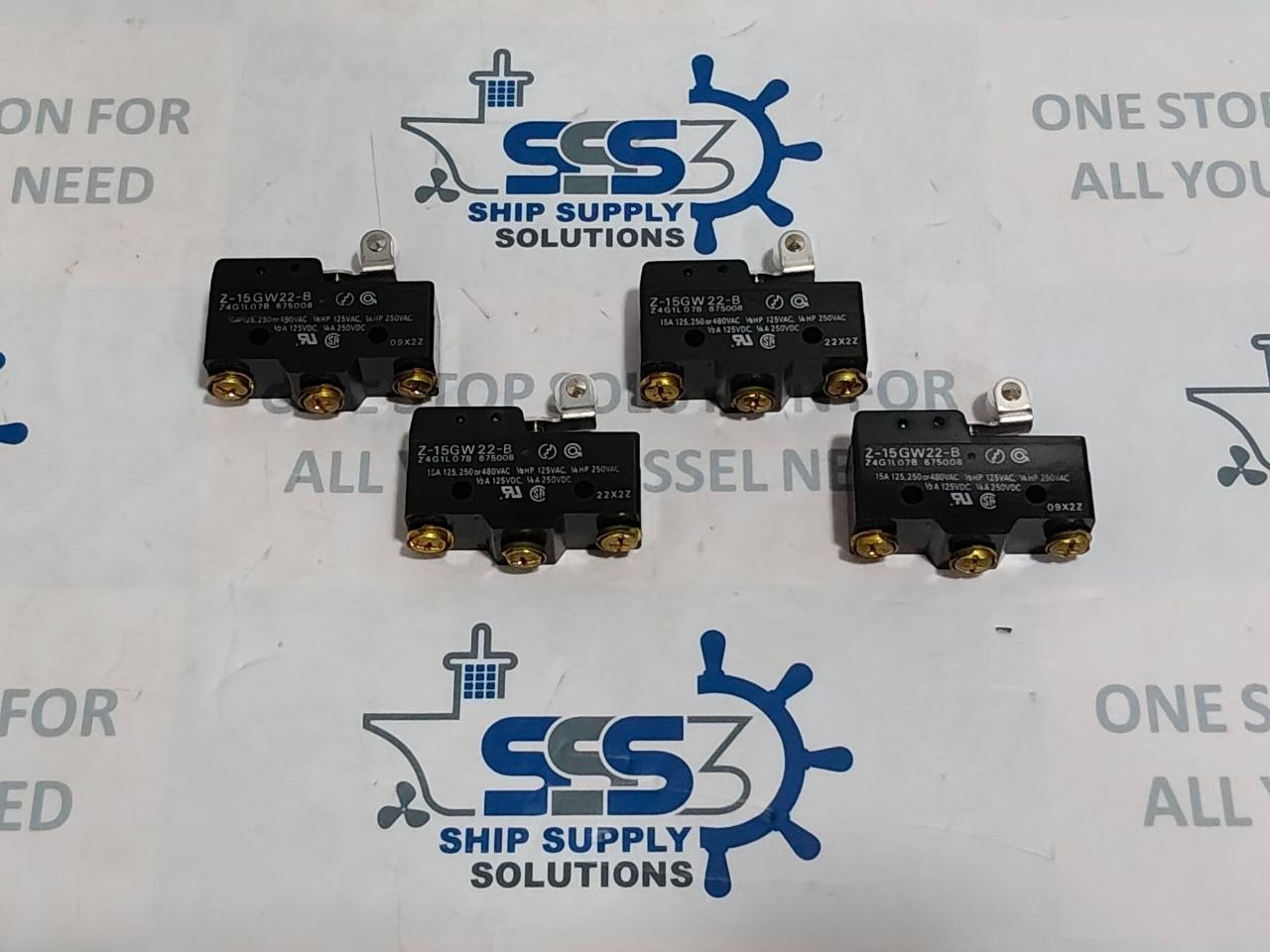 Omron Z-15GW 22-B Micro Switch Z4G1L07B 15A 125, 250 or 480VAC