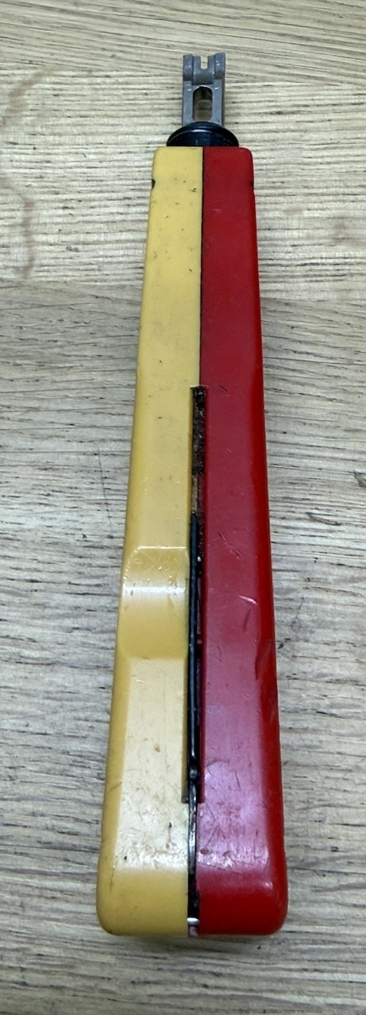 Harris Fluke Networks D914 Impact Punch Down Tool Vintage