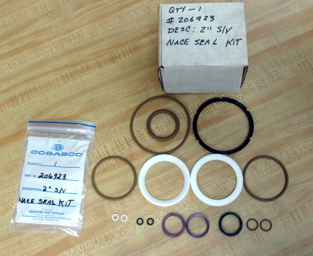 Cosasco 206923 2″ S/V Nace Seal Kit