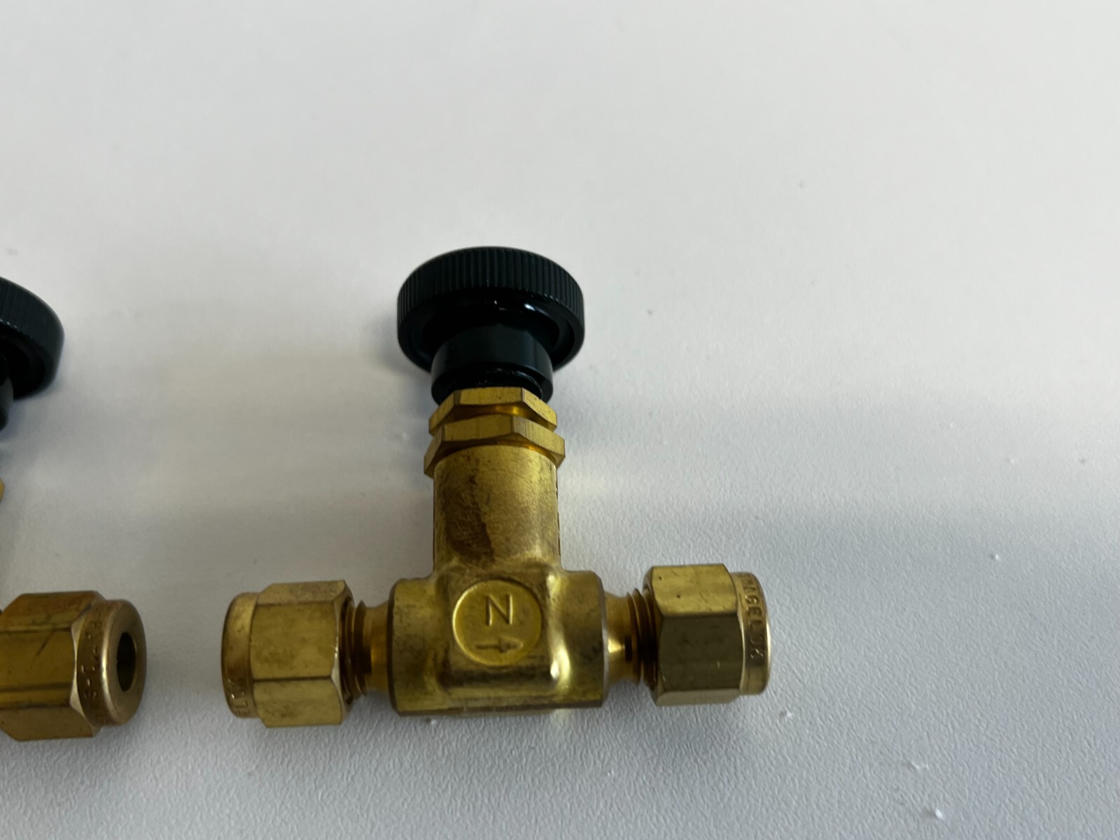 AA4: Lot of 2 Nupro JN Flow Control Valve 1/8″