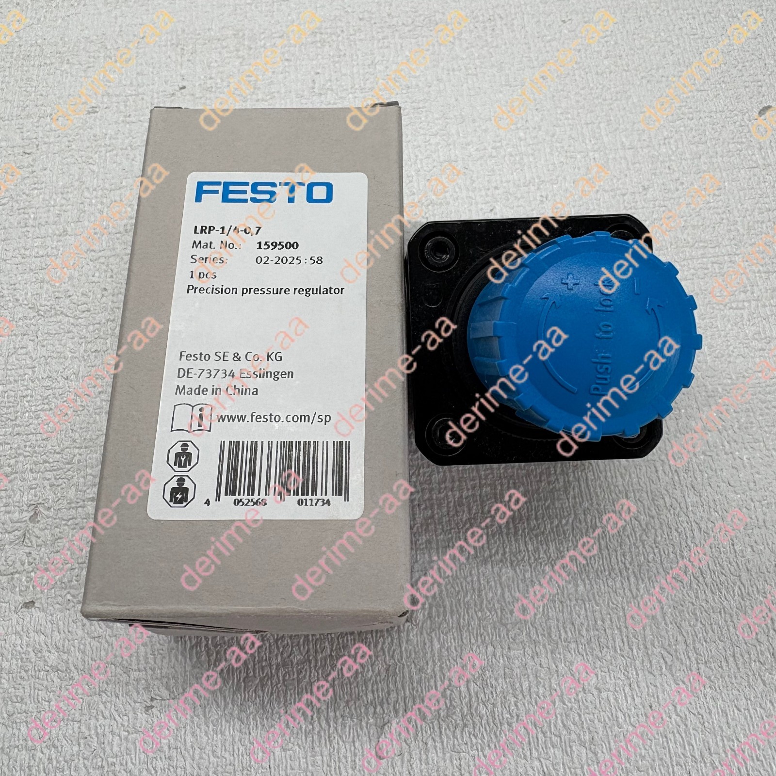 Festo LRP-1/4-0.7 159500 LRP-1/4-0,7 Pressure reducing valve#1pcs new in box