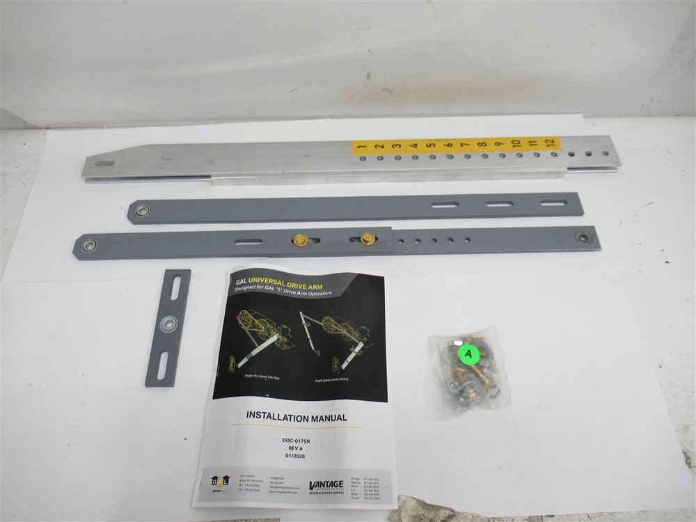 Gal OP30-0001N , Type 1 , SS / 2S Universal (L) Drive Arm