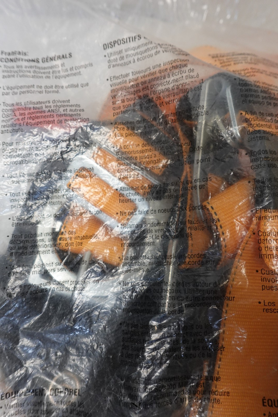 Miller Fall Protection Full Body Harness 400lb Capacity 5WG58 Free Ship T4507/UA