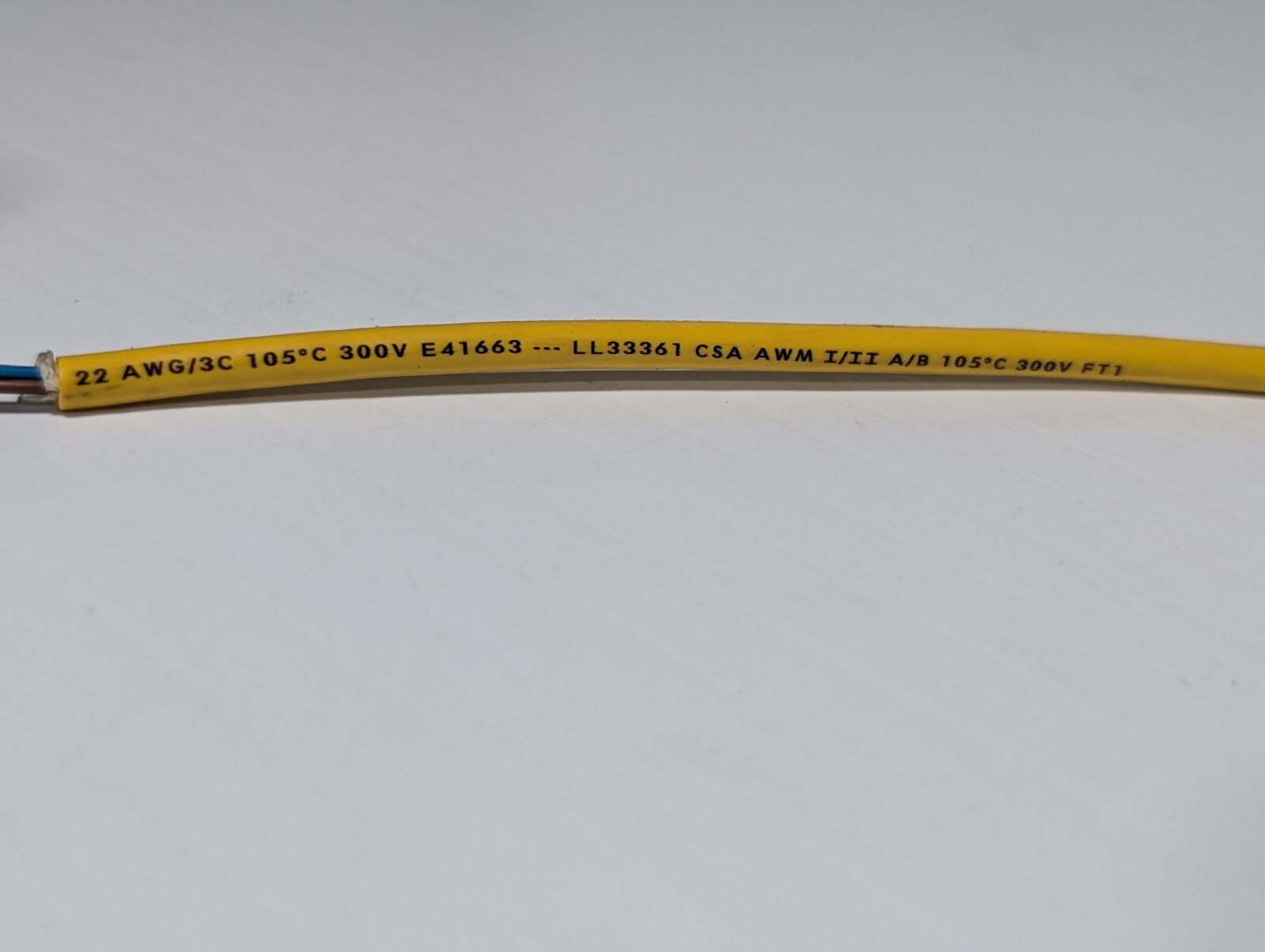 Lot of 2 Woodson 803001A09M050 Cordset 16.4′ L, M12(F) to Open Leads, 250VACVDC