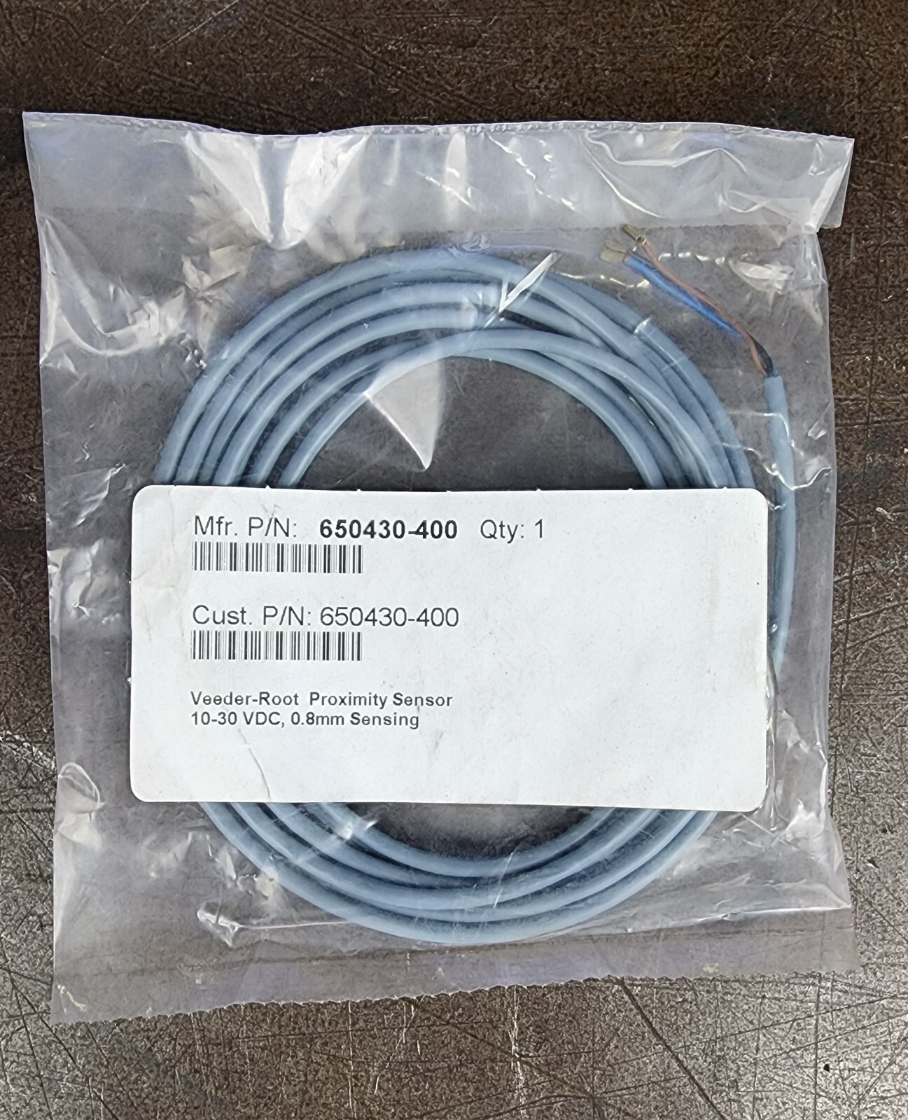 Veeder-Root 650430-400 Proximity Sensor -NEW- Surplus 10-30 VDC 0.8mm Sensing