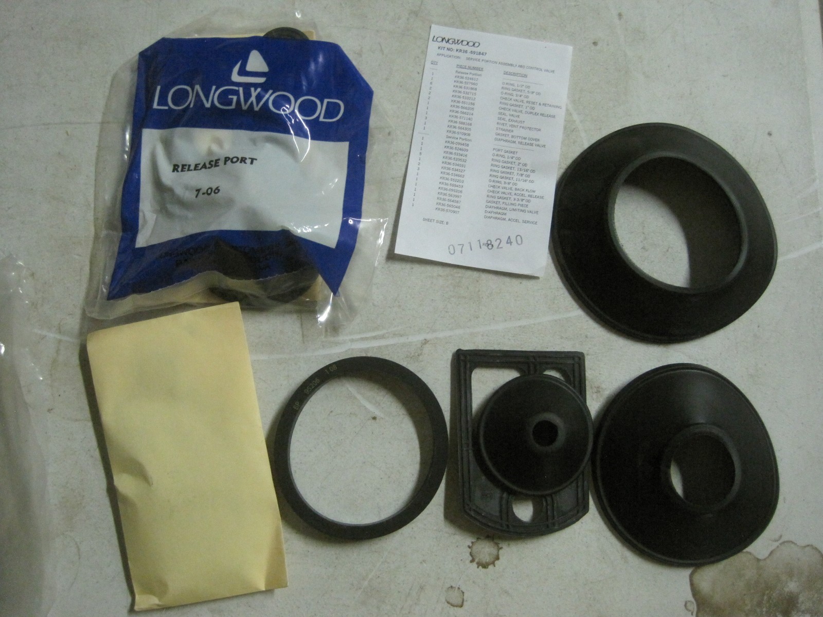 New Longwood KR36-591847 ABD Service Portion