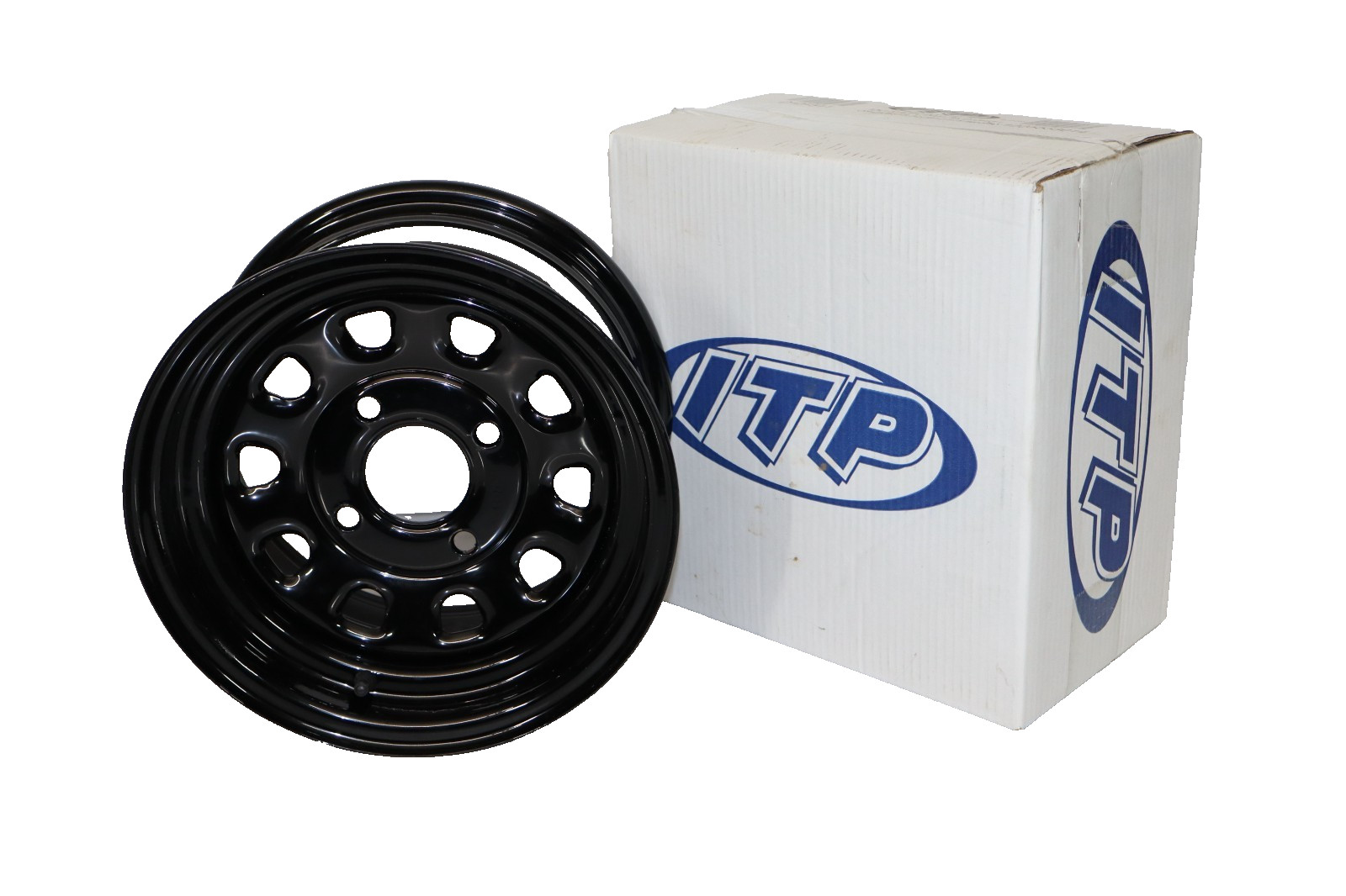 ITP D12F511 12″ x 7″ Steel Wheel , Black (New)