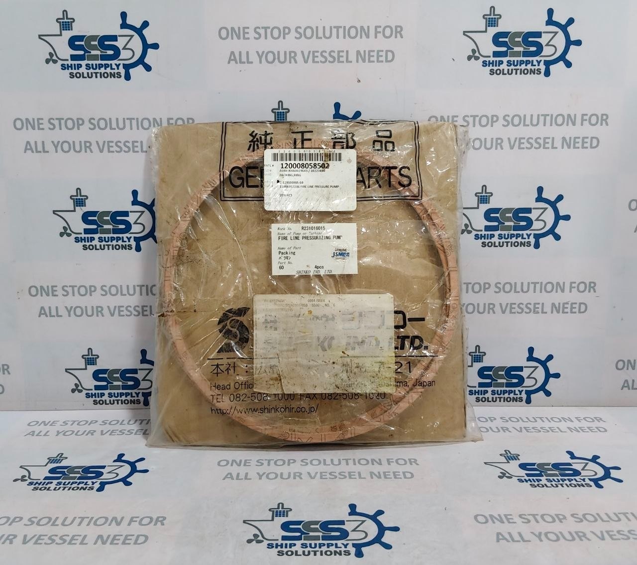 Shinko Packing Gasket For Fire Line Pressurizing Pump P/n 60 R231016015