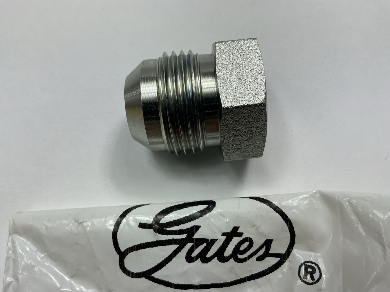 Gates G60402-0012 Male JIC 37° Flare Plug 1-1/16″-12 Thread – 12MJ-PLUG