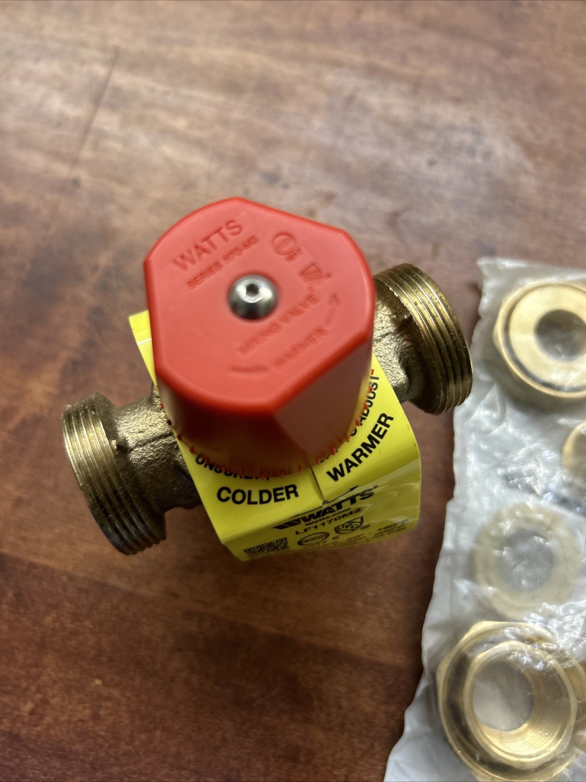 Watts 3/4 Lf1170m2-Ut-Press Mixing Valve, 0.5 To 23 Gpm, 3/4″ Inlet